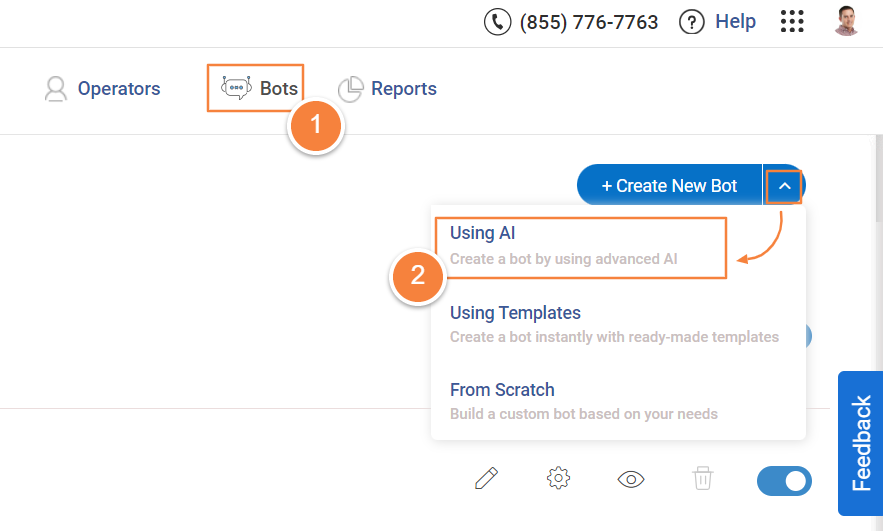 Pro Profs AI chatbot creation