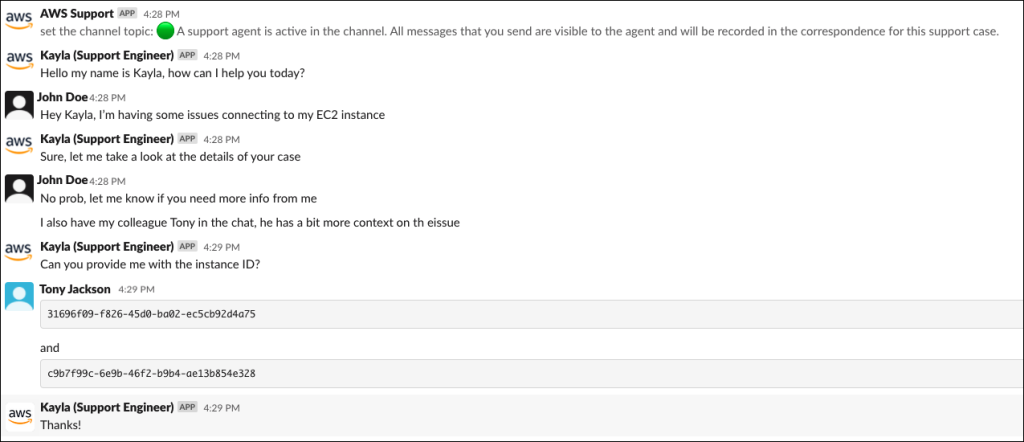 Amazon live chat support