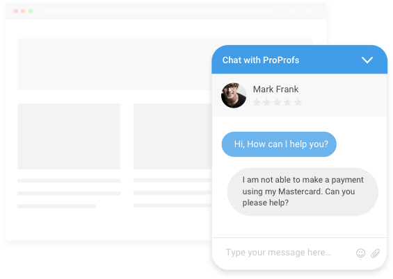 Customer chat