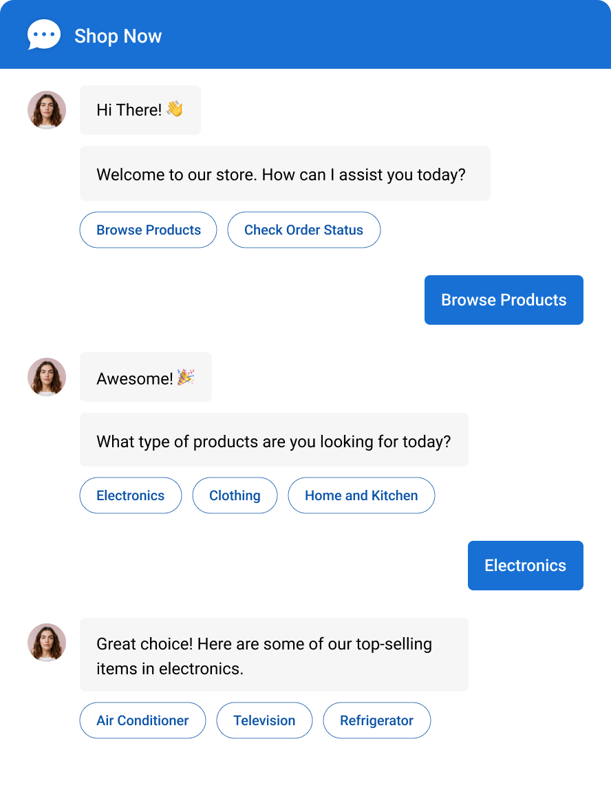 Sales Chatbot Template