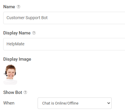 bot customization new