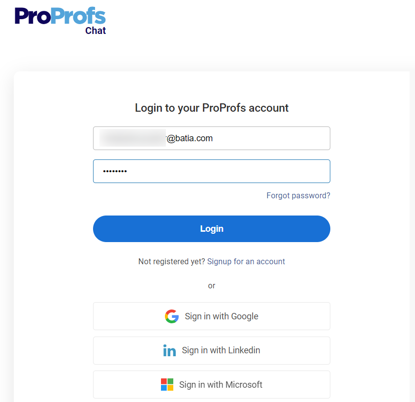 Shopify Live Chat Integration login