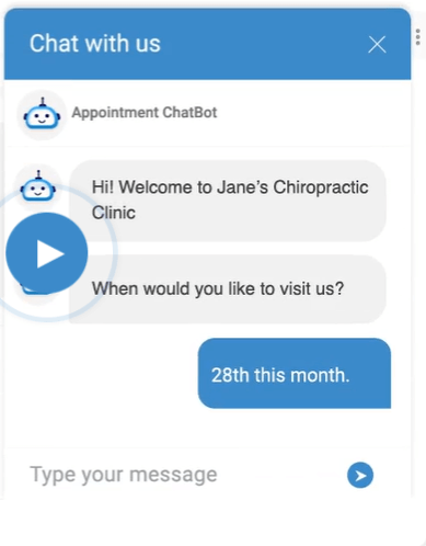 Appointment Scheduling Chatbots