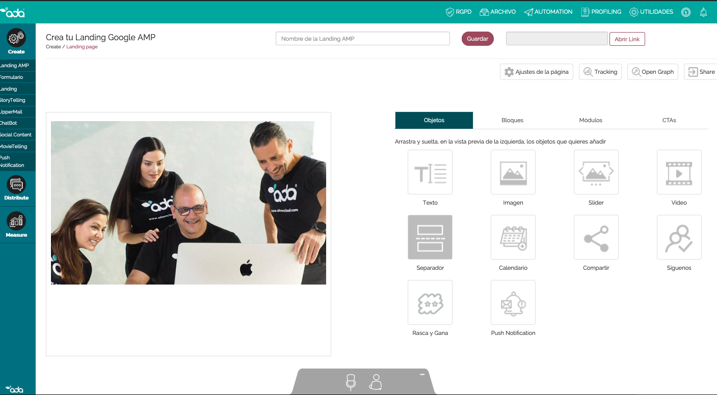 Ada Chatbot Dashboard