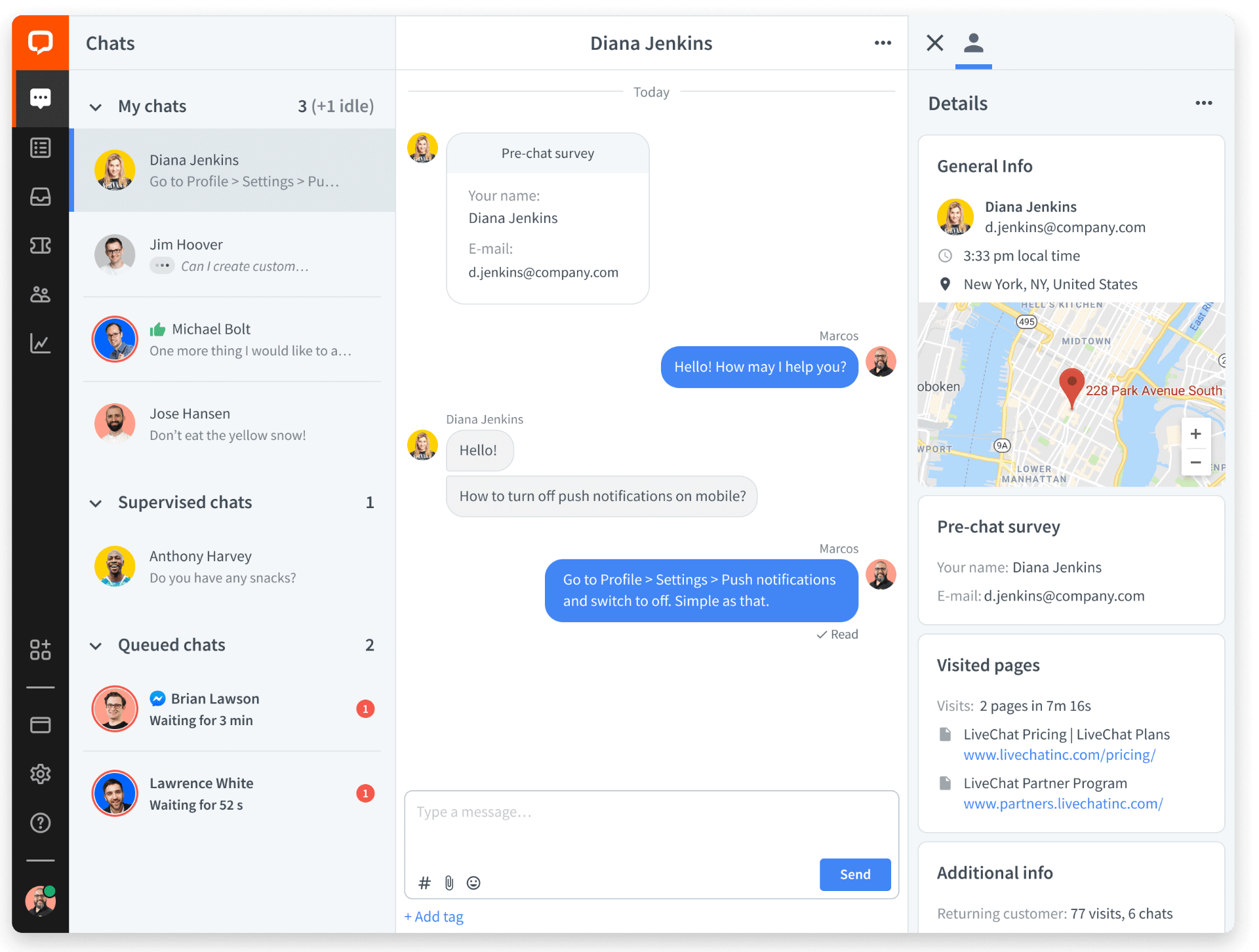LiveChat for Magento