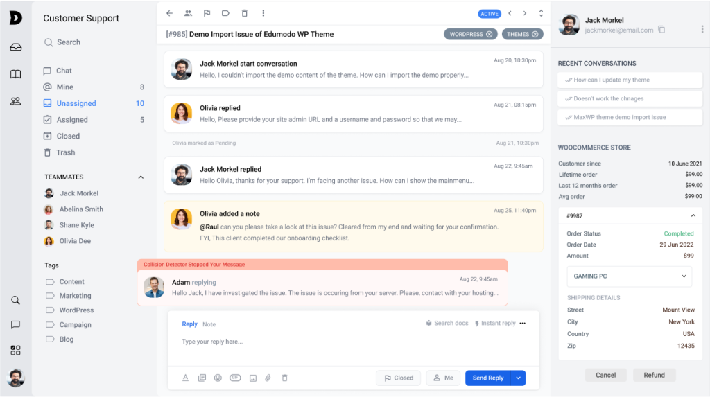 ThriveDesk - Free Live Chat