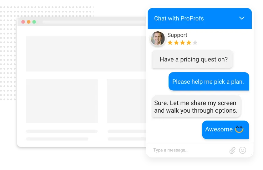 Proactive chat invitation