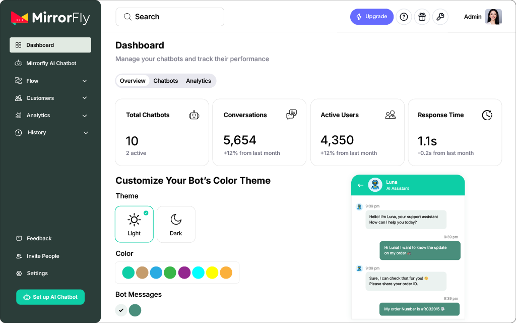 MirrorFly screenshot