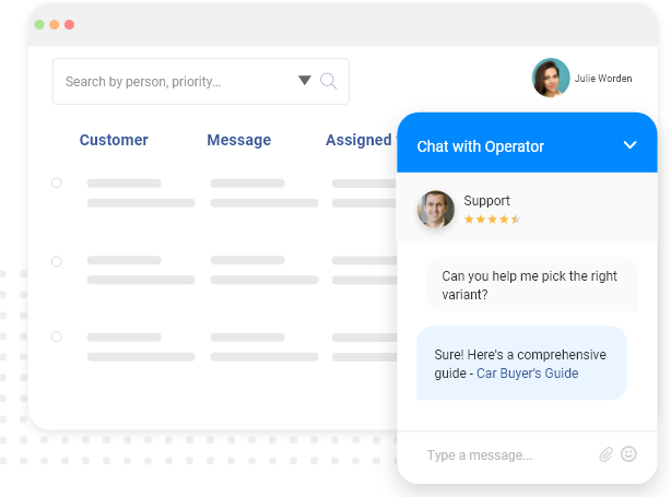 Live Chat Software for Automotive Industry | ProProfs